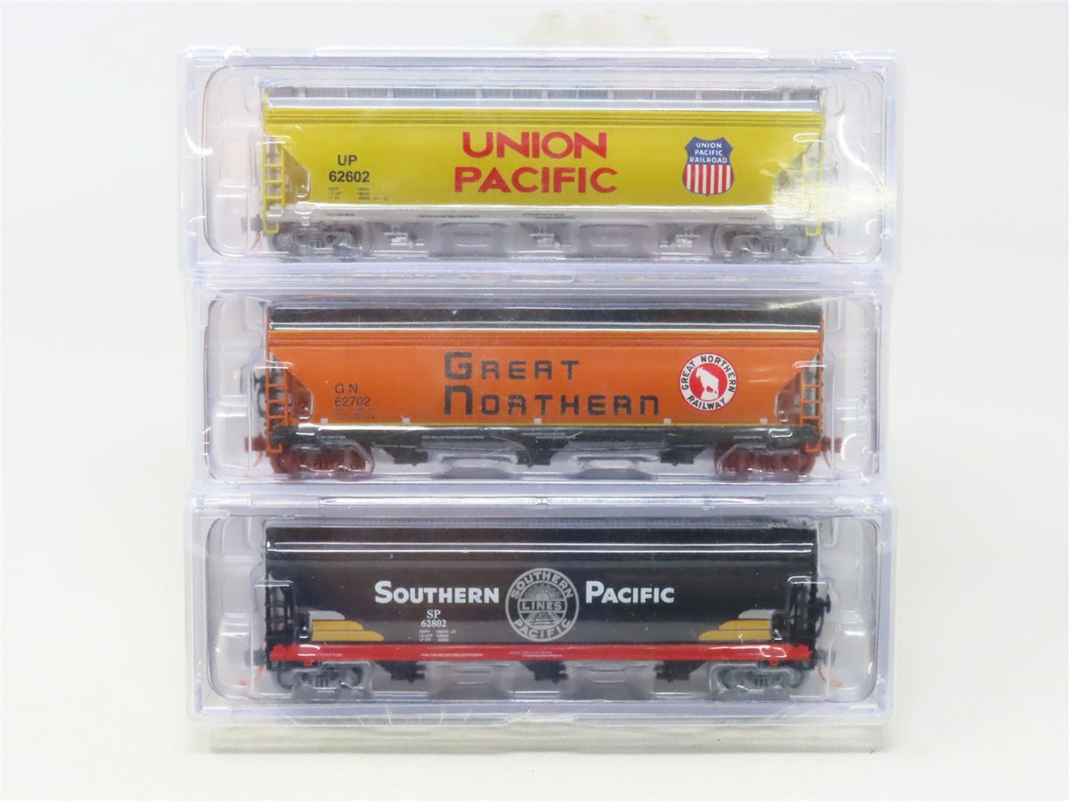 N InterMountain NSC UP GN SP &quot;The Way They Should Have Been&quot; 3-Bay Hopper 3-Pack