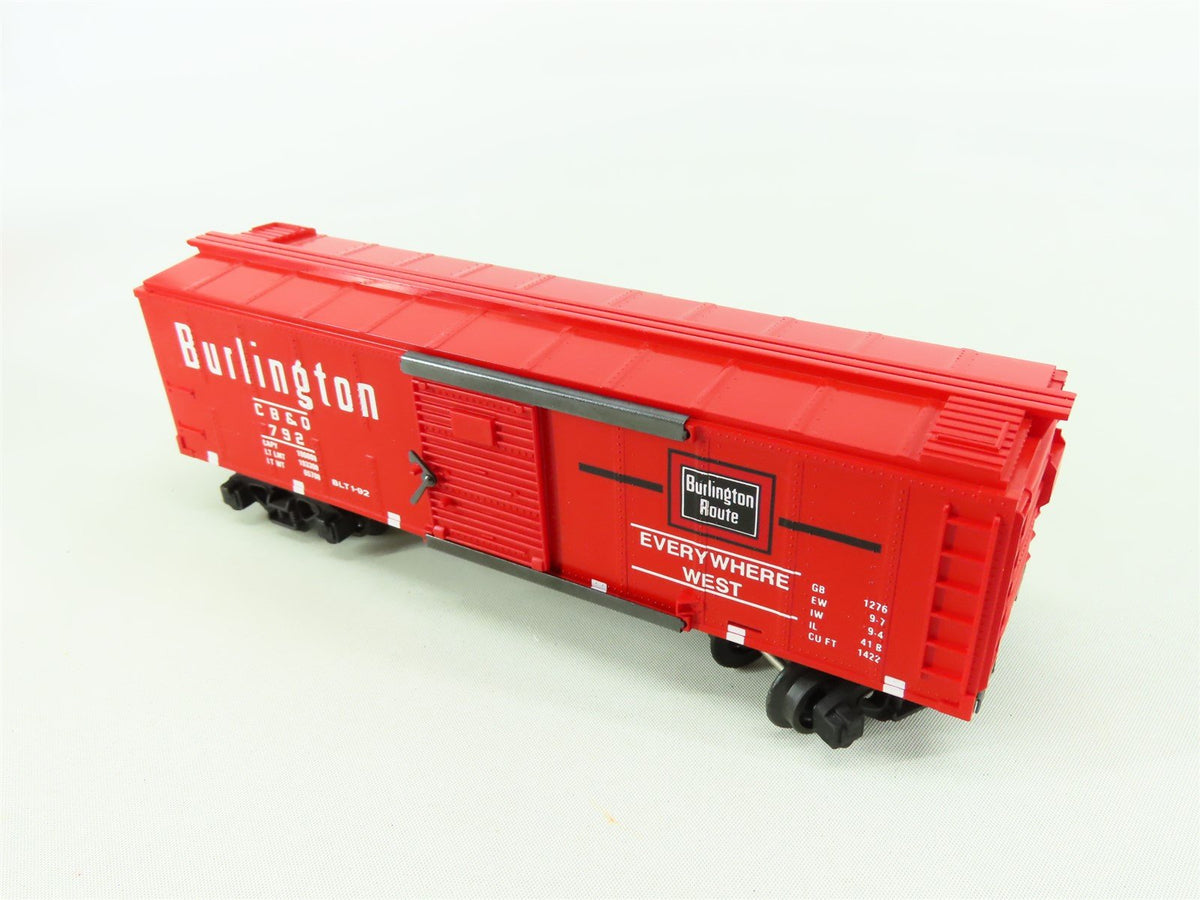 S American Flyer 6-48478 CB&amp;Q Burlington &quot;Way of the Zephyrs&quot; NASG Box Car #792