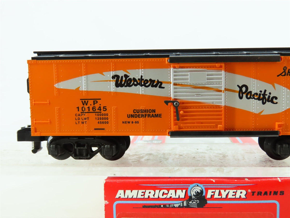 S American Flyer 6-48490 WP Western Pacific &quot;Feather&quot; TTOS 40&#39; Box Car #101645