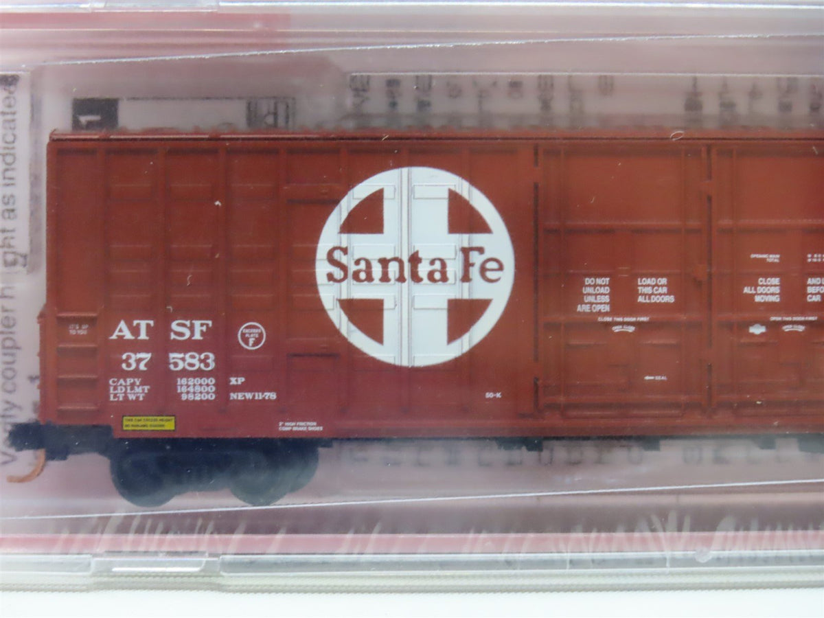 N Micro-Trains MTL NSC 06-41 ATSF Santa Fe &quot;Acequia&quot; 60&#39; Box Car 4-Pack - SEALED
