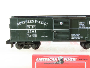S Scale American Flyer 6-48492 NP Northern Pacific TCA 40' Box Car #1261