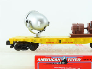 S Scale American Flyer 6-49003 UP Union Pacific Searchlight Flat Car #9003