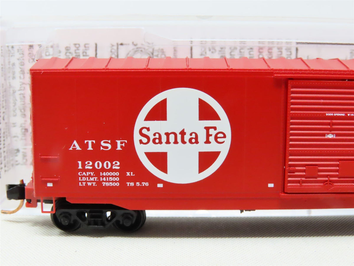 N Scale Micro-Trains MTL 07700150 ATSF Santa Fe Shock Control 50&#39; Box Car #12002