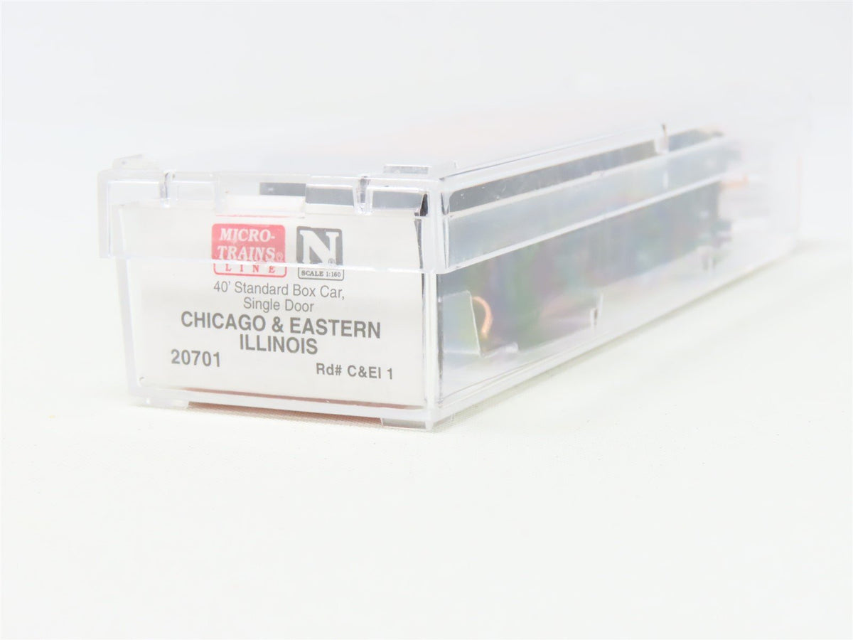 N Scale Micro-Trains MTL #20701 C&amp;EI &quot;Route Of The Dixie Limited&quot; 40&#39; Box Car #1