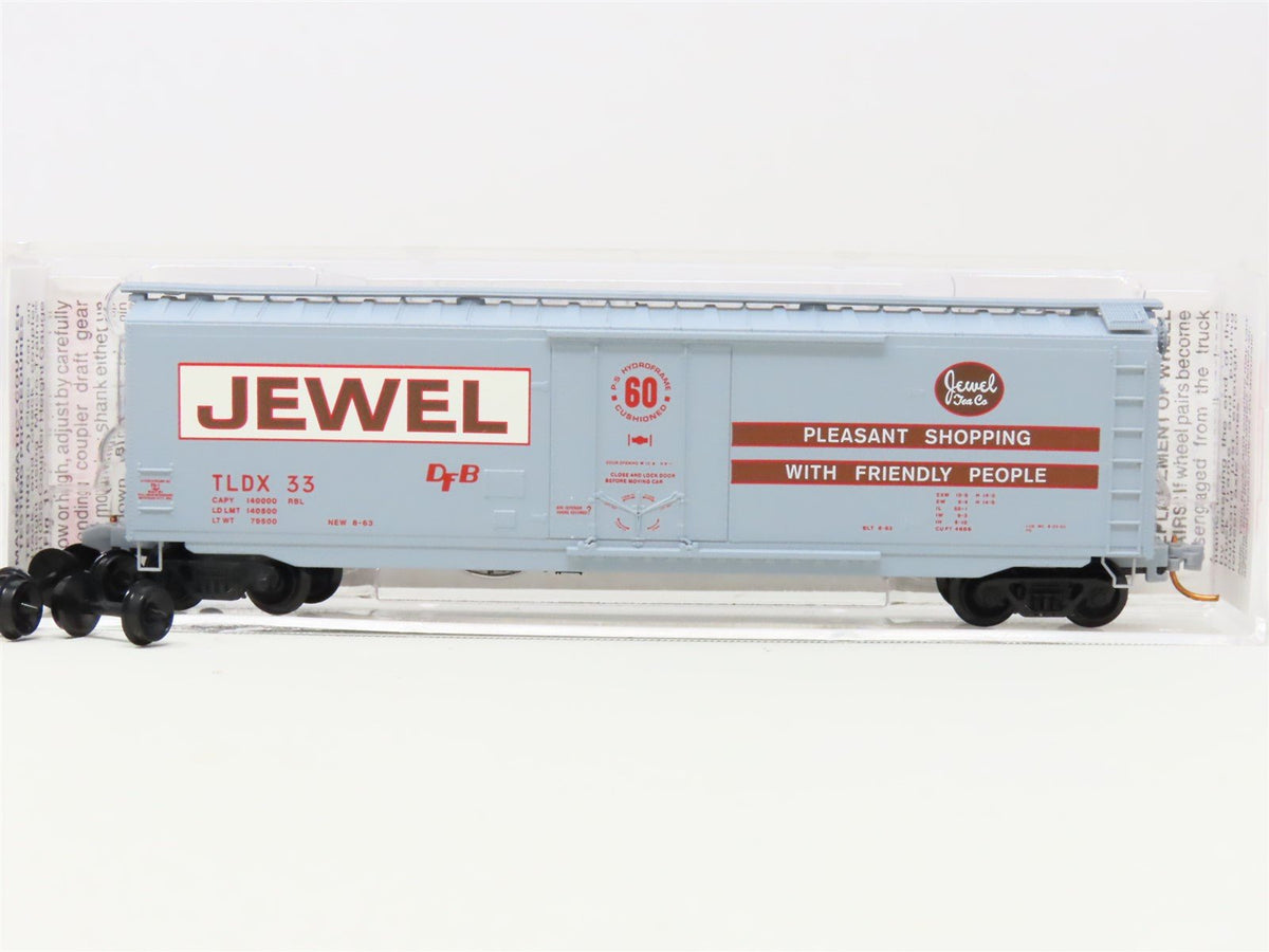N Micro-Trains MTL #03200440 TLDX Jewel Tea Company 50&#39; Plug Door Box Car #33