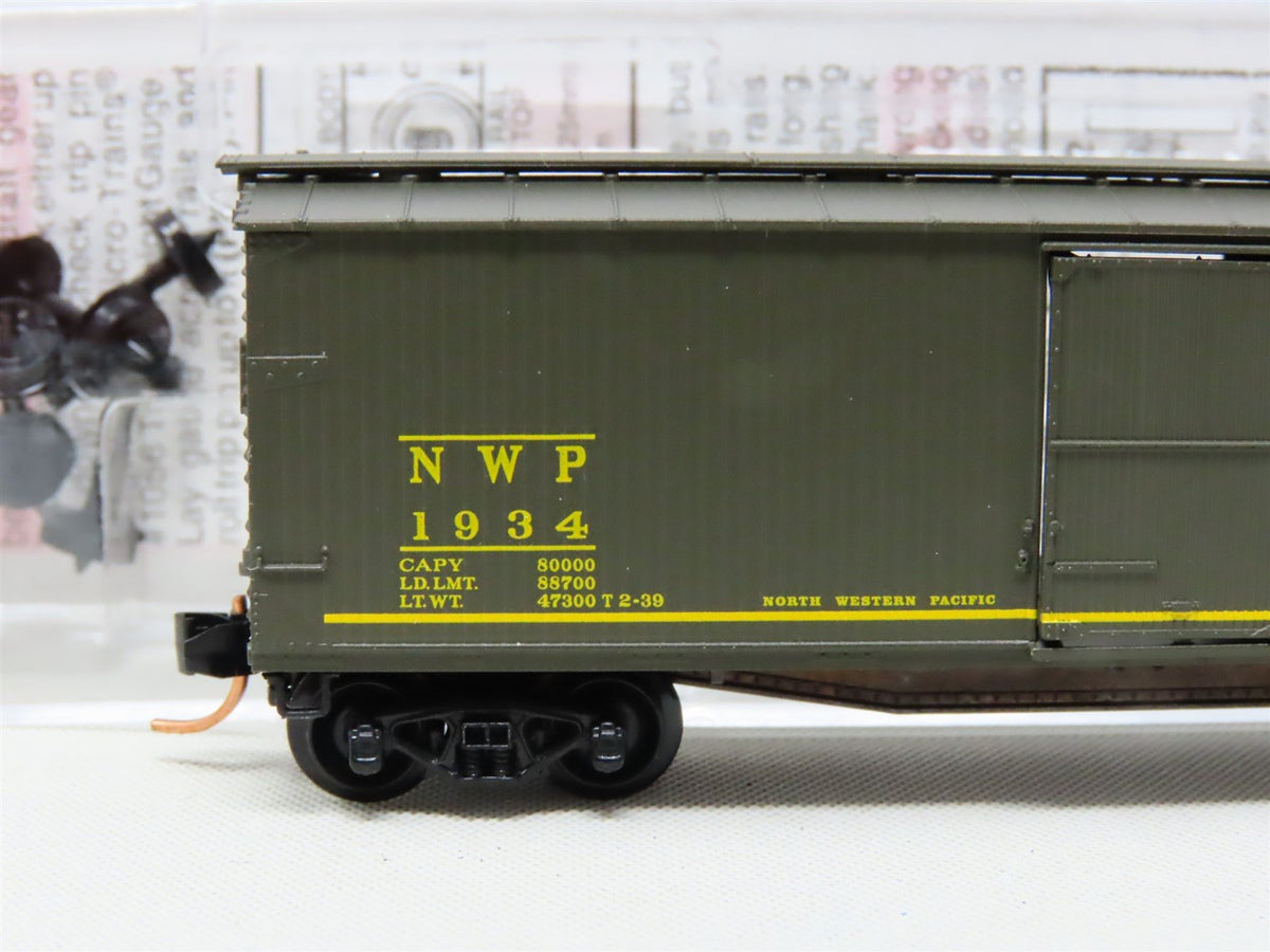 N Scale Micro-Trains MTL #39140 NWP Northwestern Pacific 40&#39; Box Car #1934