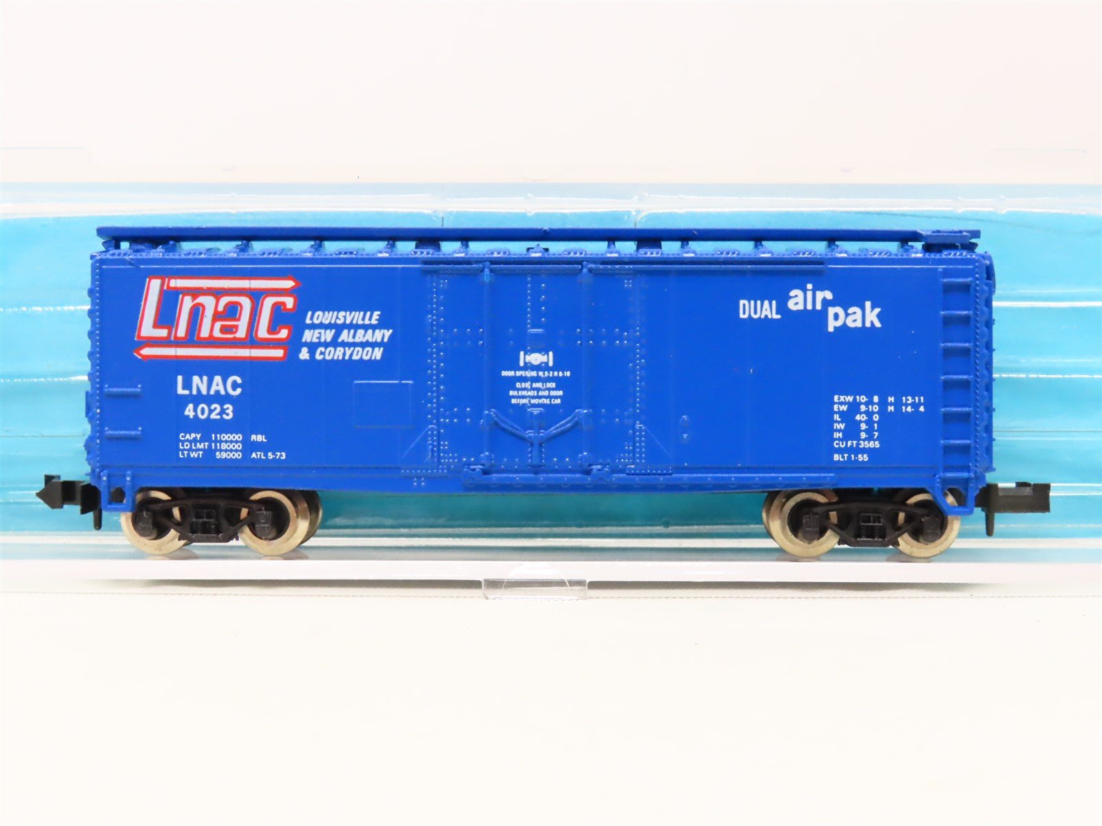 N Scale Atlas 3315 LNAC Louisville New Albany & Corydon 40' Box Car #4023