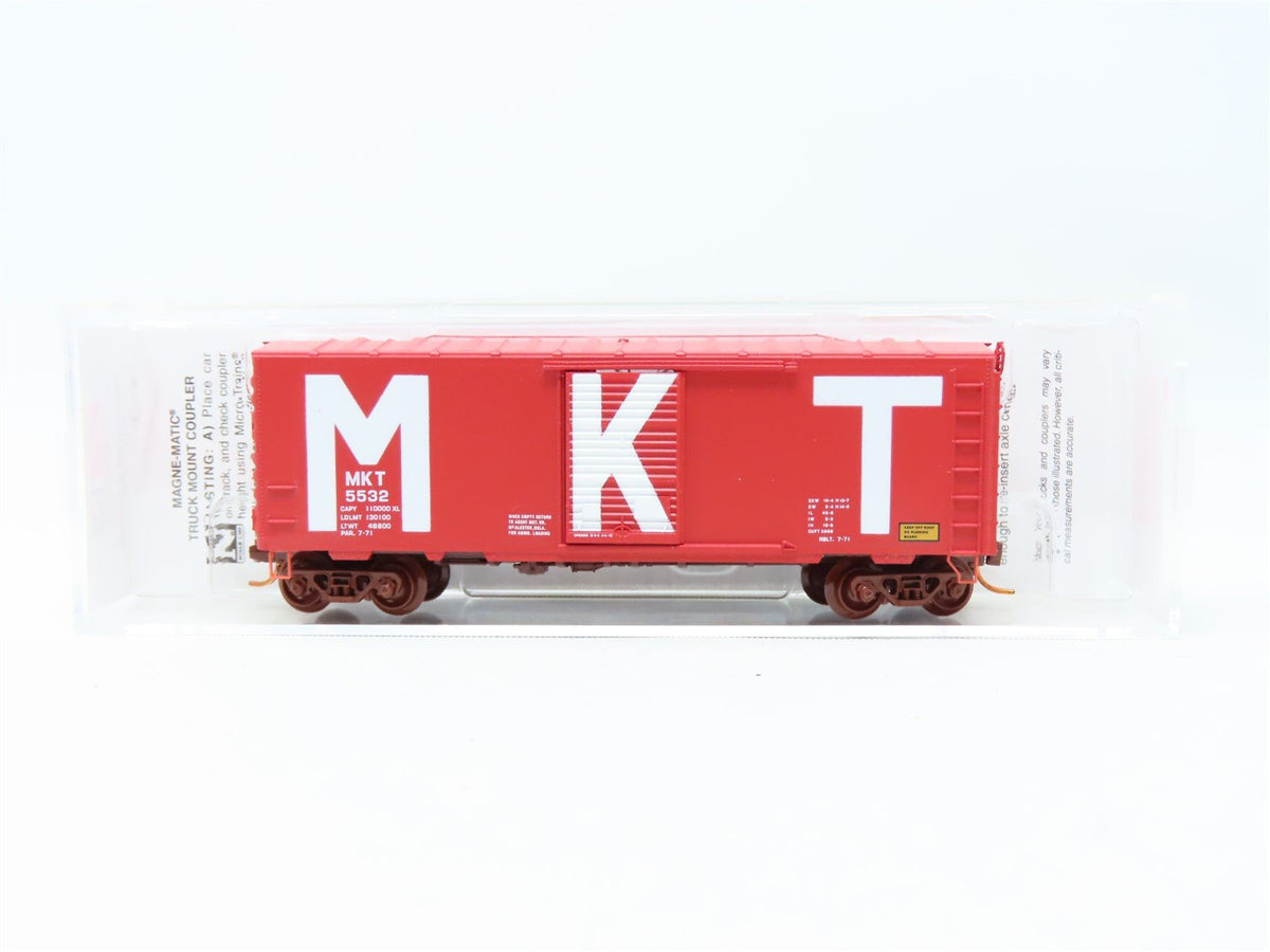 N Scale Micro-Trains MTL #07300081 MKT Missouri Kansas Texas 40&#39; Box Car #5532