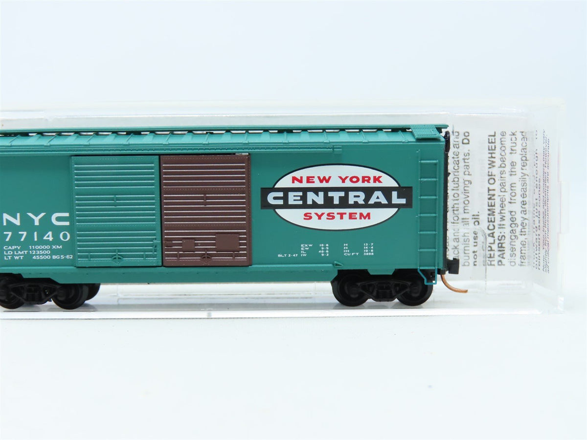 N Micro-Trains MTL #23300 NYC New York Central 40&#39; Double Door Box Car #77140
