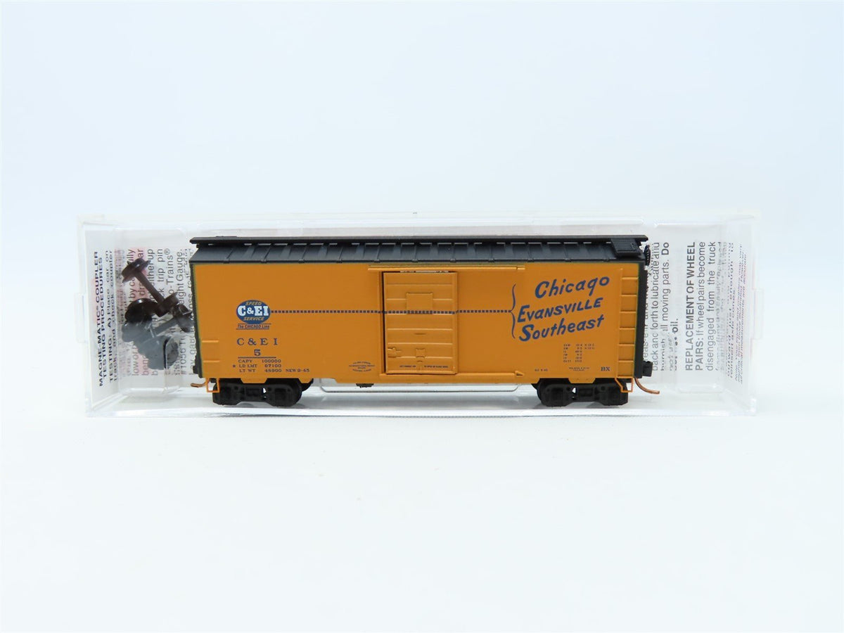 N Micro-Trains MTL #02000705 C&amp;EI &quot;Chicago Evansville Southeast&quot; 40&#39; Box Car #5
