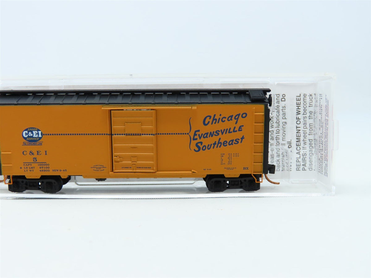 N Micro-Trains MTL #02000705 C&amp;EI &quot;Chicago Evansville Southeast&quot; 40&#39; Box Car #5