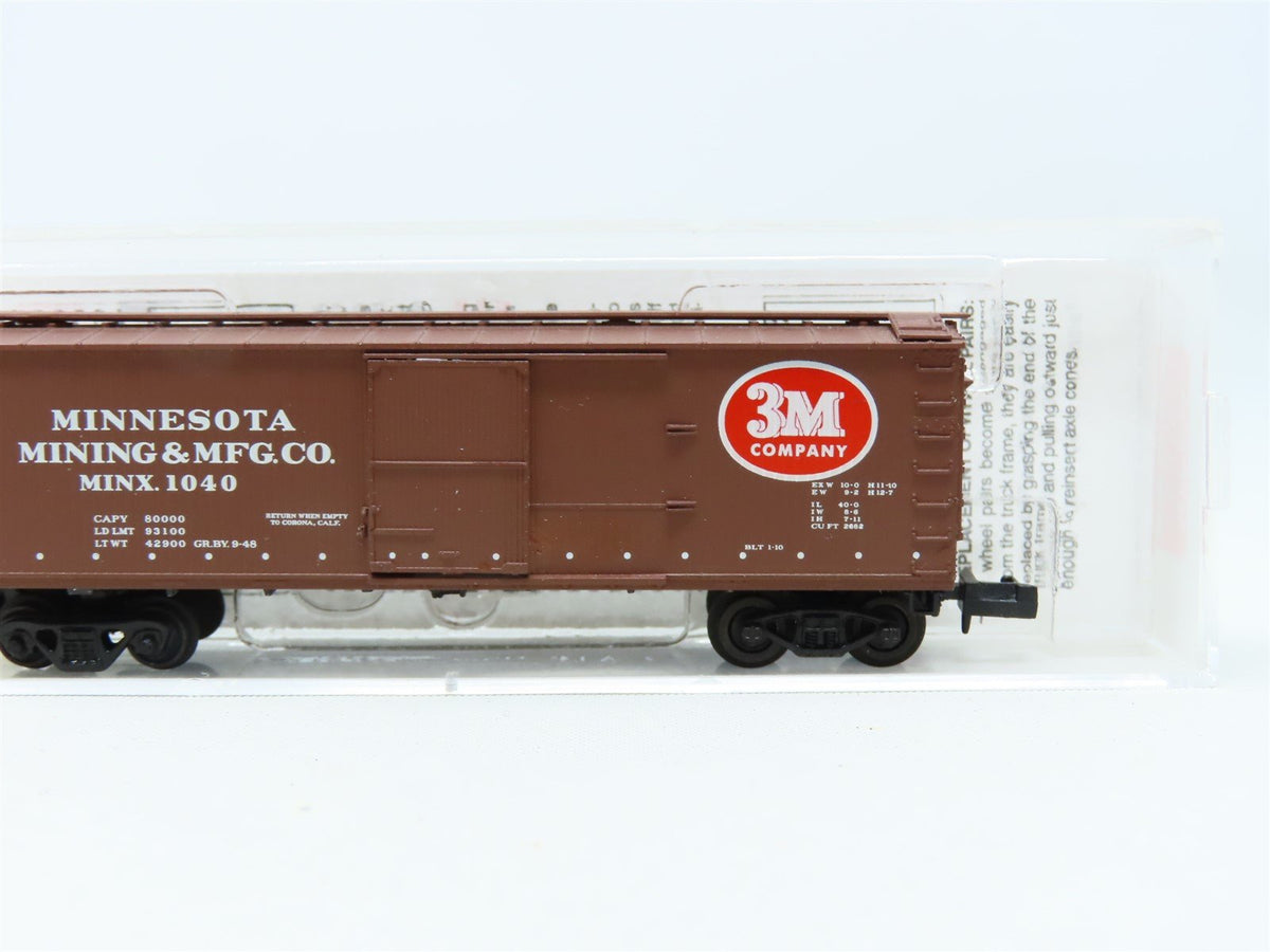 N Micro-Trains MTL #39190 MINX Minnesota Mining &amp; Mfg. Co. 40&#39; Box Car #1040