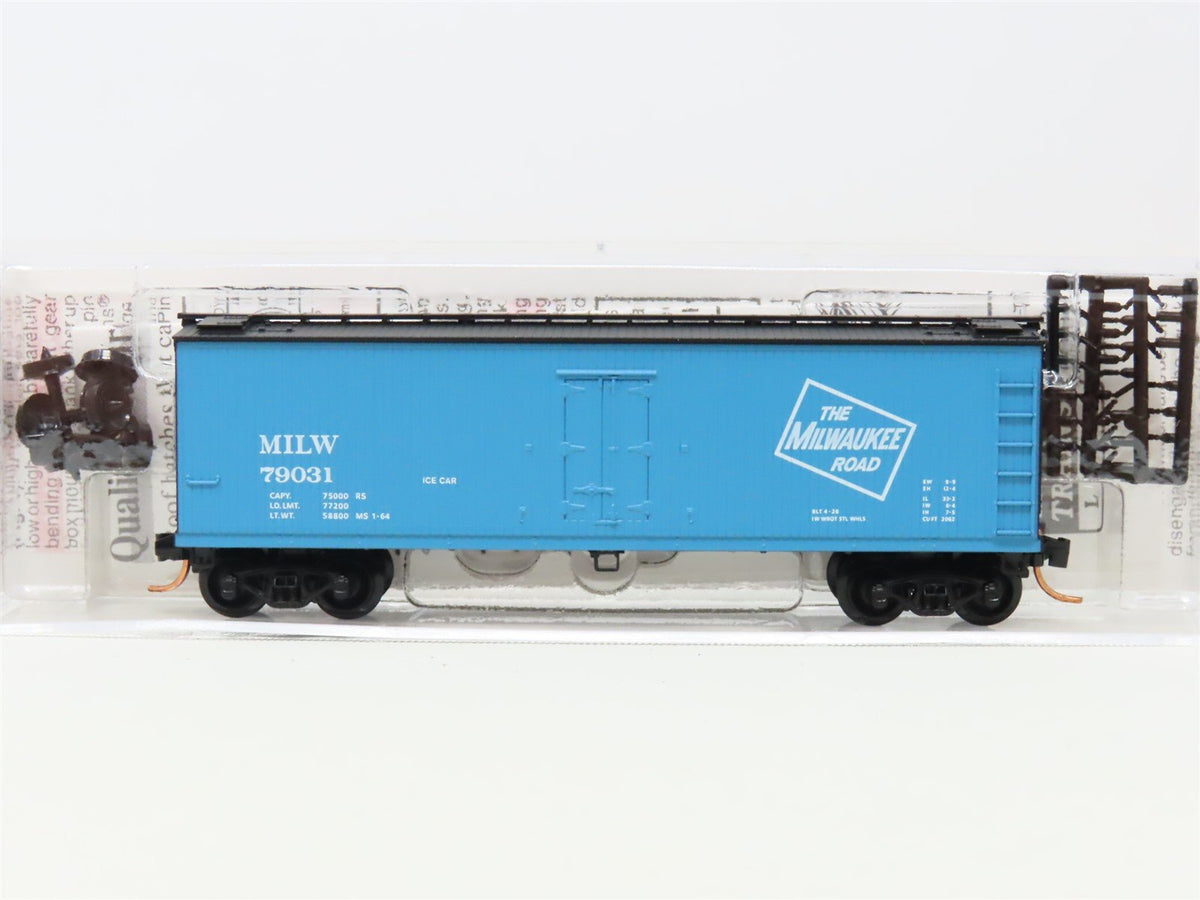 N Scale Micro-Trains MTL 47360 MILW Milwaukee Road 40&#39; Wood Reefer #79031