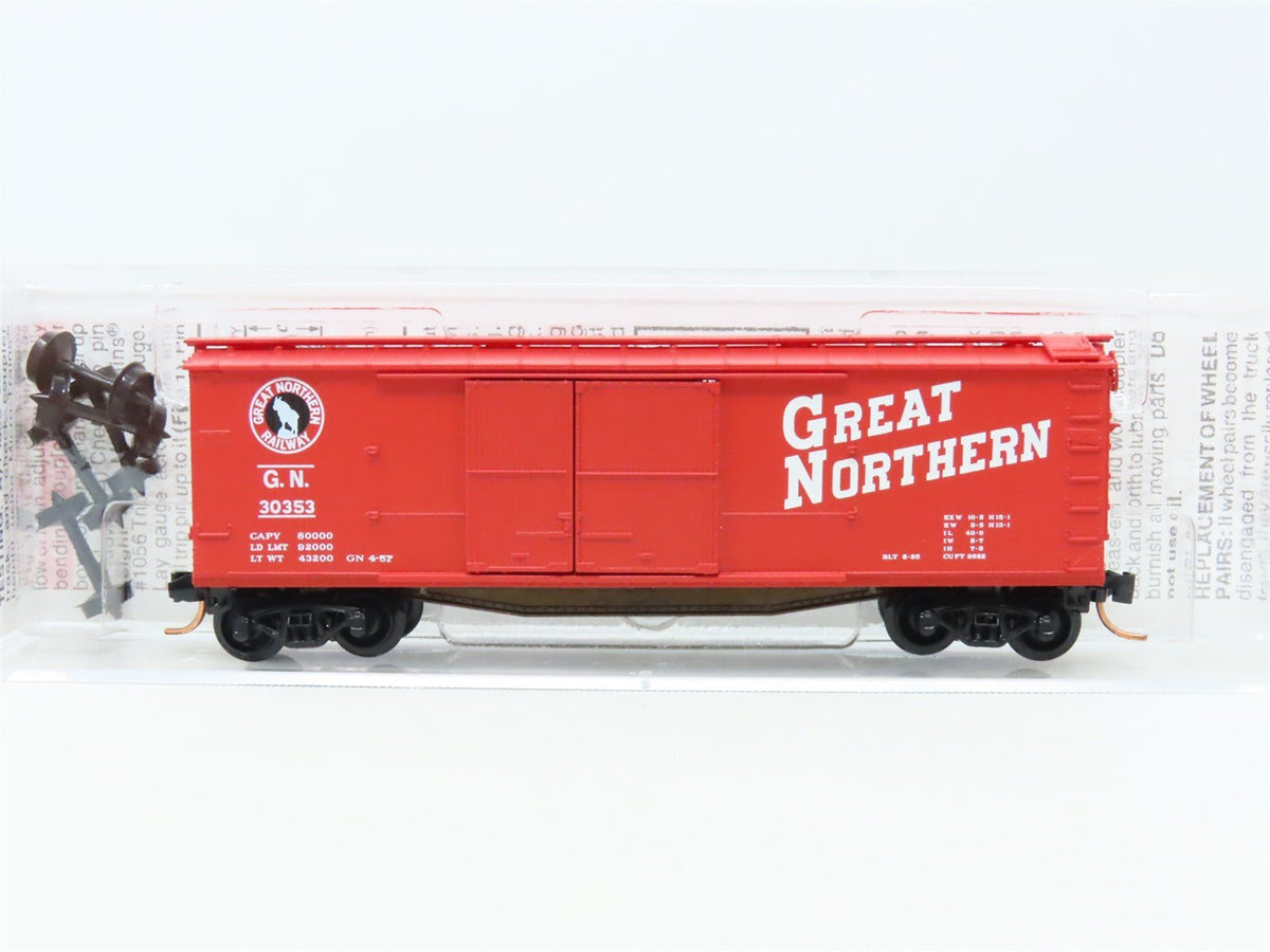 N Scale Micro-Trains MTL 43040 GN Great Northern 40&#39; Wood Box Car #30353