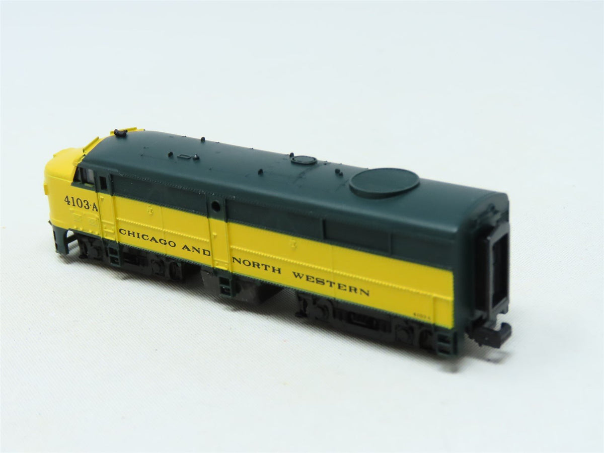 N Scale Life-Like 7942 CNW Chicago &amp; Northwestern FA2 Diesel Locomotive #4103A