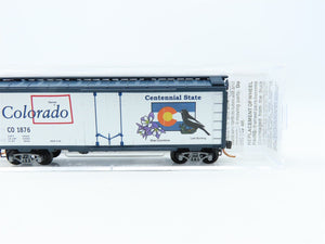 N Micro-Trains MTL 02100400 CO Colorado State Car 40' Plug Door Box Car #1876