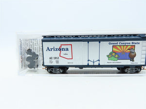 N Scale Micro-Trains MTL 21381 AZ Arizona State Car 40' Plug Door Box Car #1912