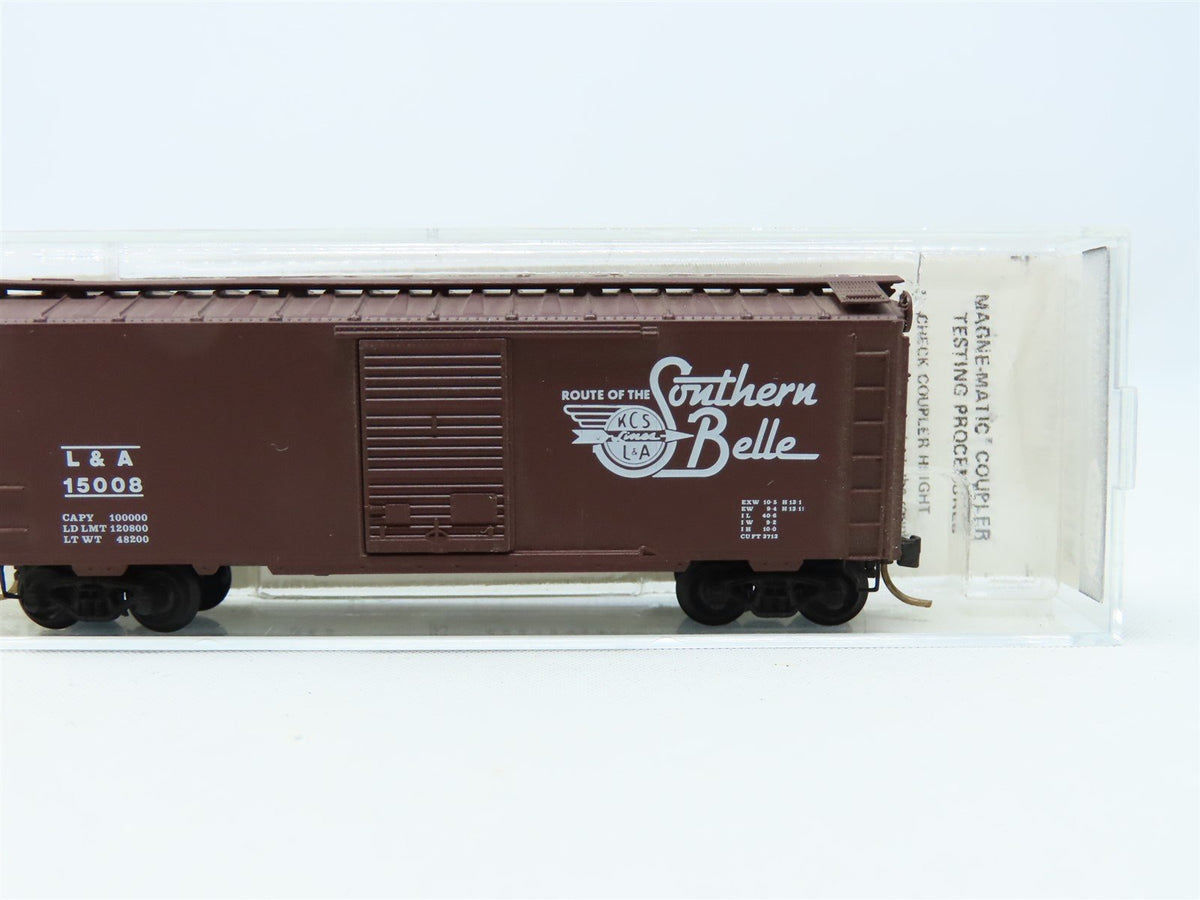 N Scale Kadee Micro-Trains MTL #20540 L&amp;A &quot;Southern Belle&quot; 40&#39; Box Car #15008