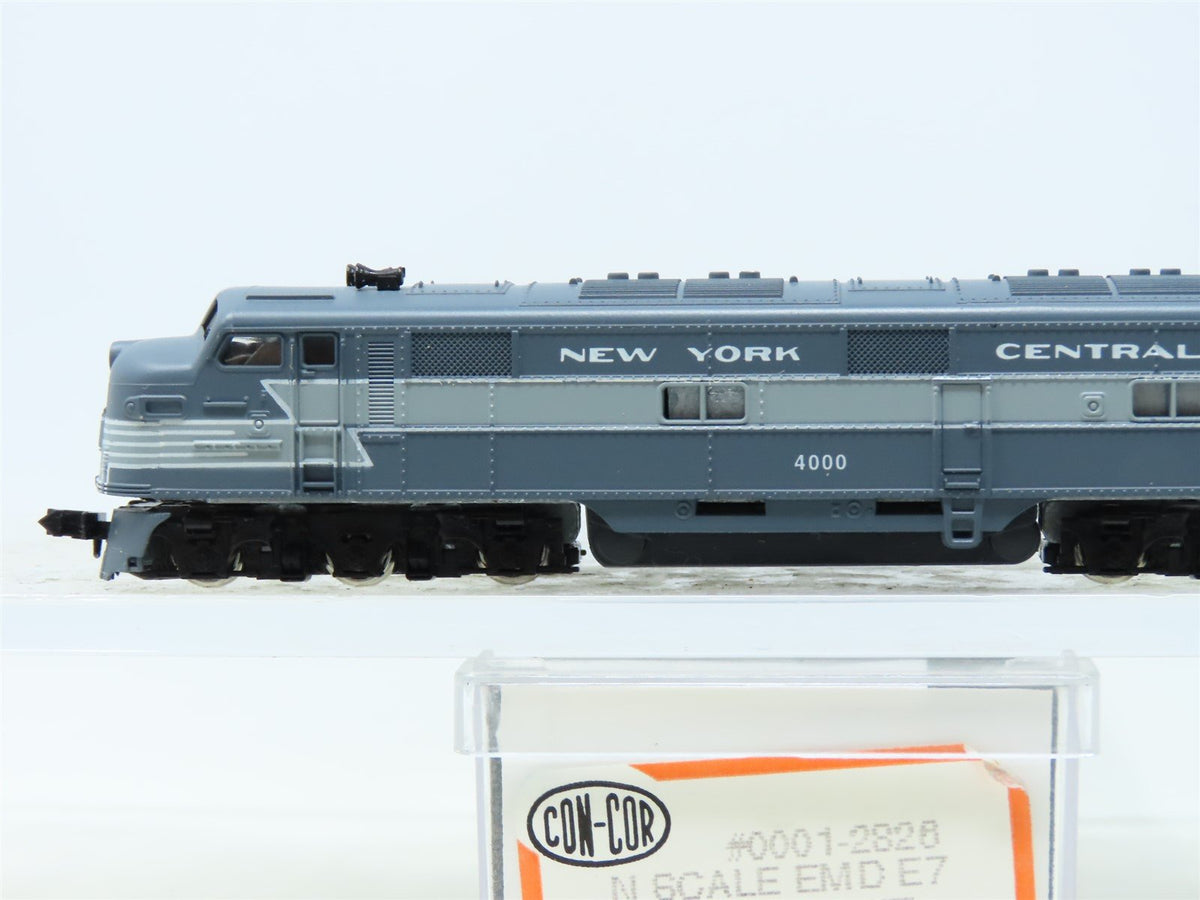 N Scale Con-Cor 0001-2826 NYC New York Central E7A Diesel Locomotive #4000