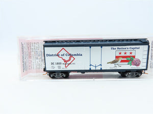 N Scale Micro-Trains MTL NSC DC District Of Columbia 40' Plug Door Box Car #1800