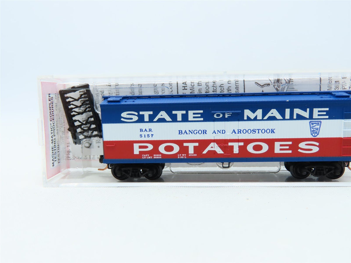 N Micro-Trains MTL NSC Special Run BAR State Of Maine Potatoes 40&#39; Reefer #5157