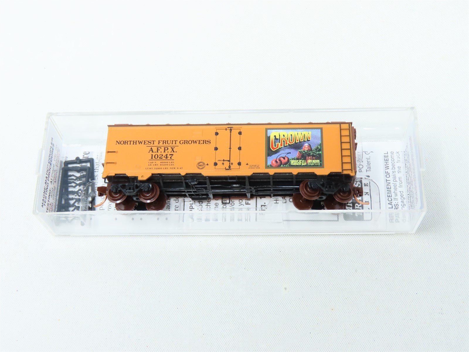 N Scale Micro-Trains MTL NSC 02-24 Special Run AFPX Crown Cherries Reefer #10247