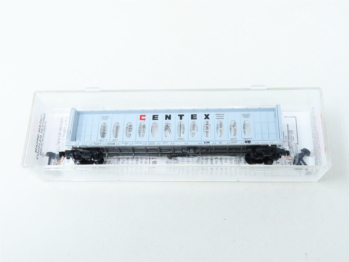 N Scale Micro-Trains MTL #53040 TCAX Centex Thrall Centerbeam Flat Car #700038