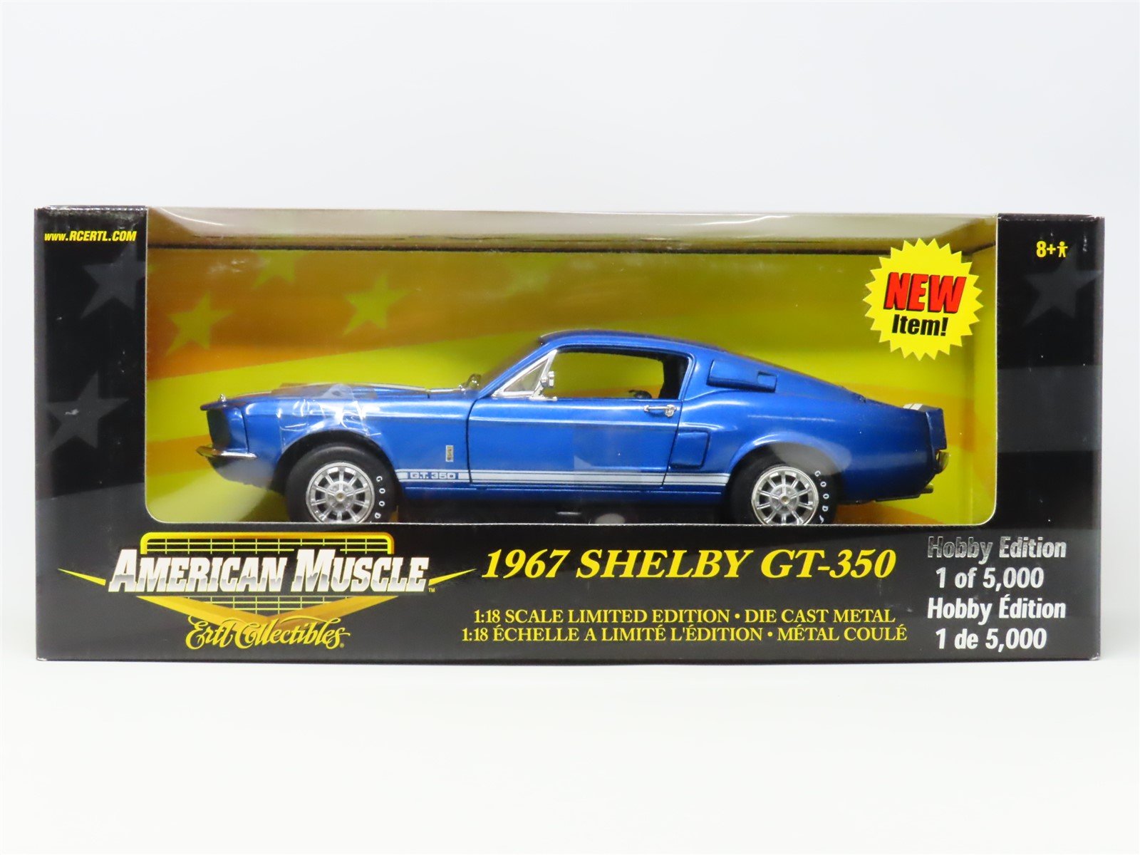 1:18 ERTL American Muscle 33275 1967 Shelby GT-350 Hobby Edition 1 of 5,000