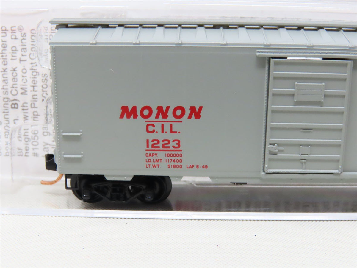 N Scale Micro-Trains MTL 20576 CIL Monon 40&#39; Single Door Box Car #1223