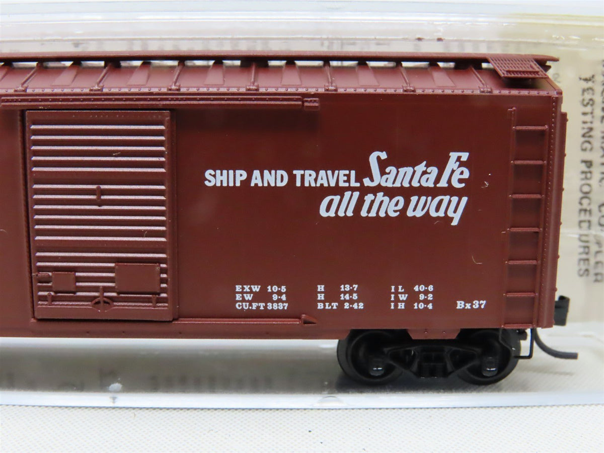 N Scale Kadee Micro-Trains MTL 20510 ATSF Santa Fe 40&#39; Box Car #143878