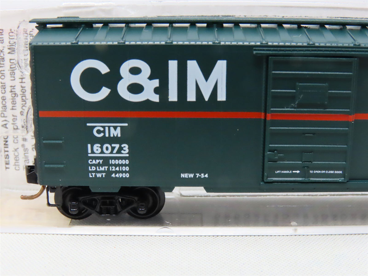 N Scale Micro-Trains MTL 20476 CIM Chicago &amp; Illinois Midland 40&#39; Box Car #16073