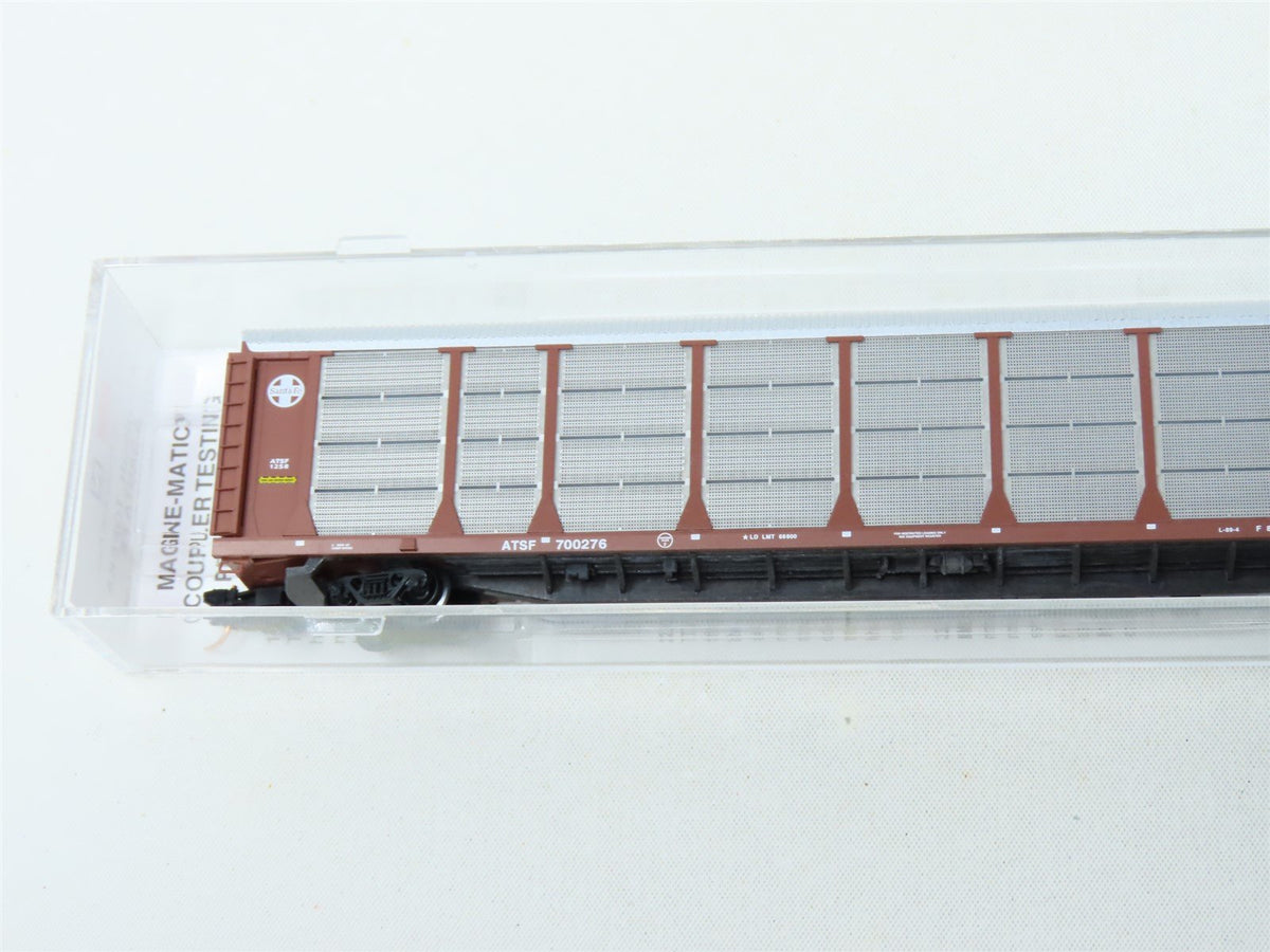 N Scale Micro-Trains MTL 111010 ATSF Santa Fe 89&#39; Tri-Level Auto Carrier #700276