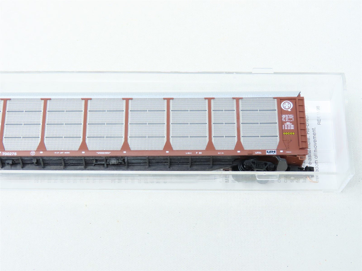 N Scale Micro-Trains MTL 111010 ATSF Santa Fe 89&#39; Tri-Level Auto Carrier #700276