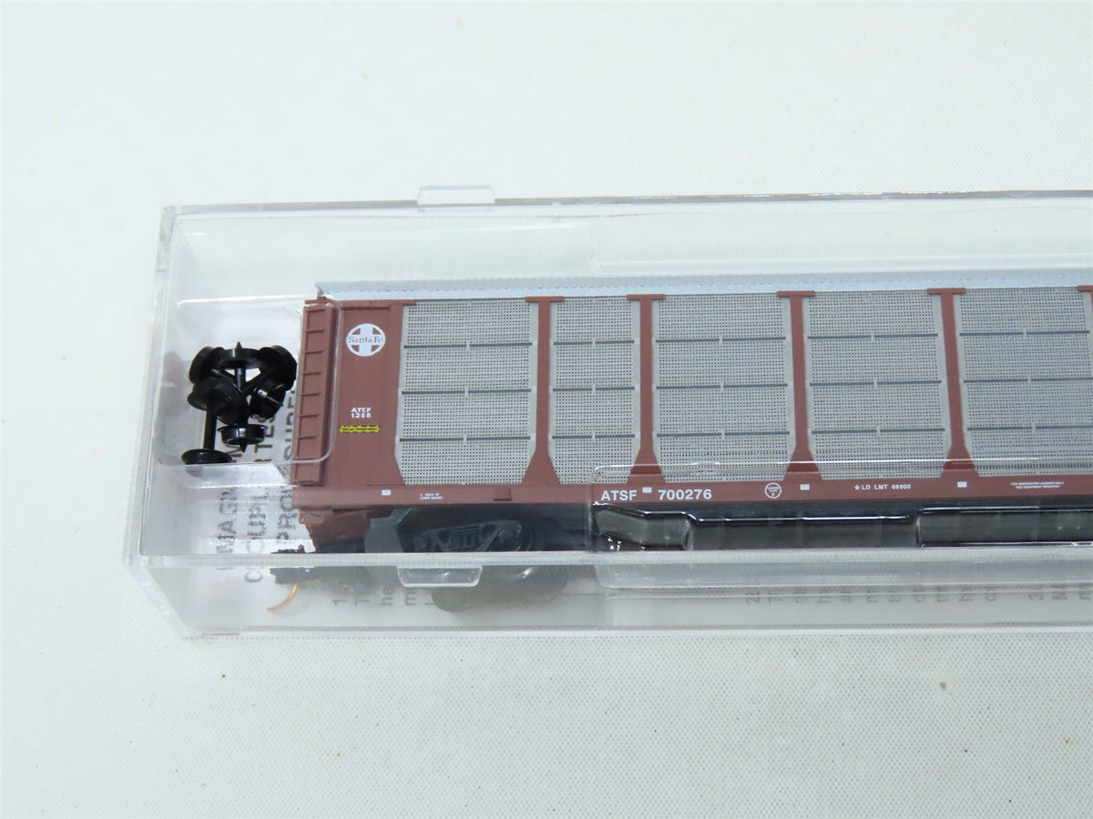 N Scale Micro-Trains MTL 111010 ATSF Santa Fe 89&#39; Tri-Level Auto Carrier #700276