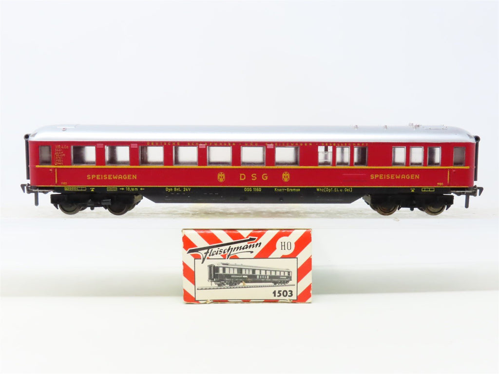 【bargain】Fleischmann DBAG EuroCity Oriental Red 5両セット