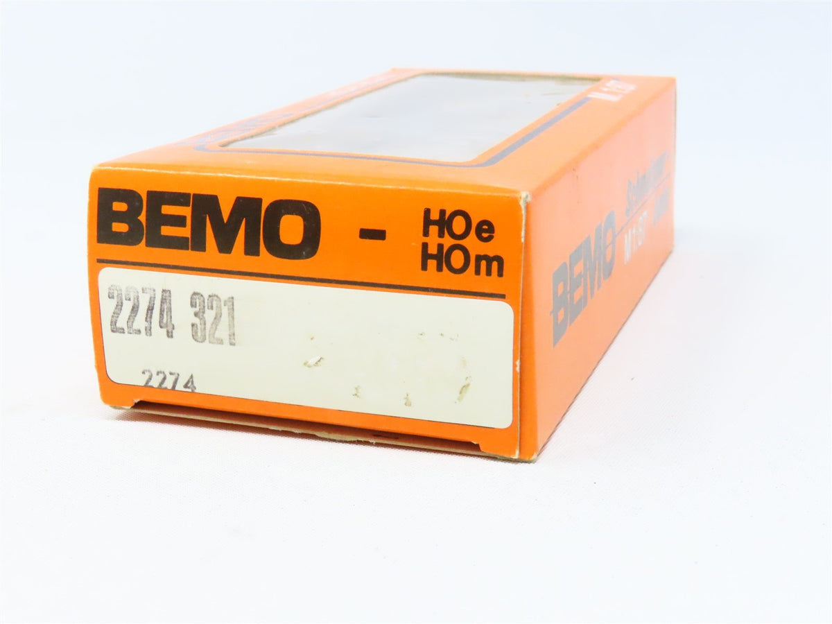 HOm Scale Bemo 2274-321 MOB Montreux Oberland Bernois &quot;Henniez&quot; Box Car #511