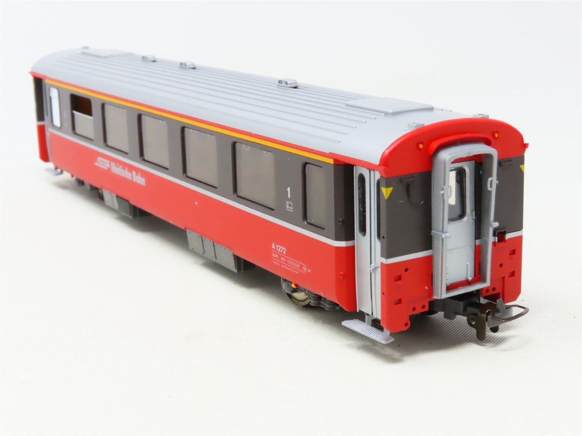 HOm Scale Bemo 3281-102 RhB Rhaetian Railway 1st Class Coach Passenger #1272
