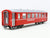 HOm Scale Bemo 3260 RhB Rhaetian Railway 2nd Class Coach Passenger Car #B2451