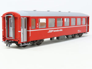 HOm Scale Bemo 3260 RhB Rhaetian Railway 2nd Class Coach Passenger Car #B2458