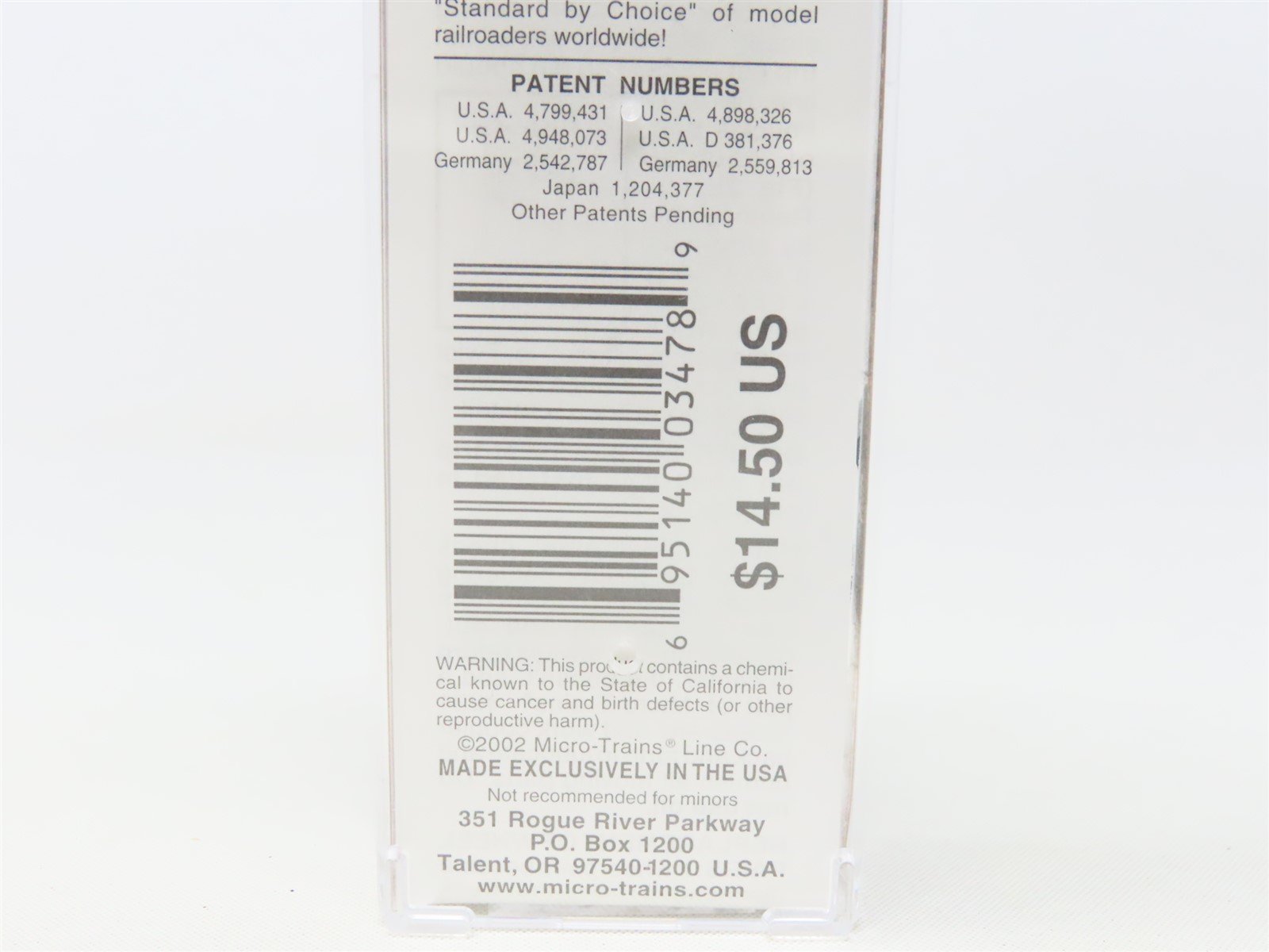 N Scale Micro-Trains MTL 20586 ALTON Railroad 40' Single Door Box Car #1200