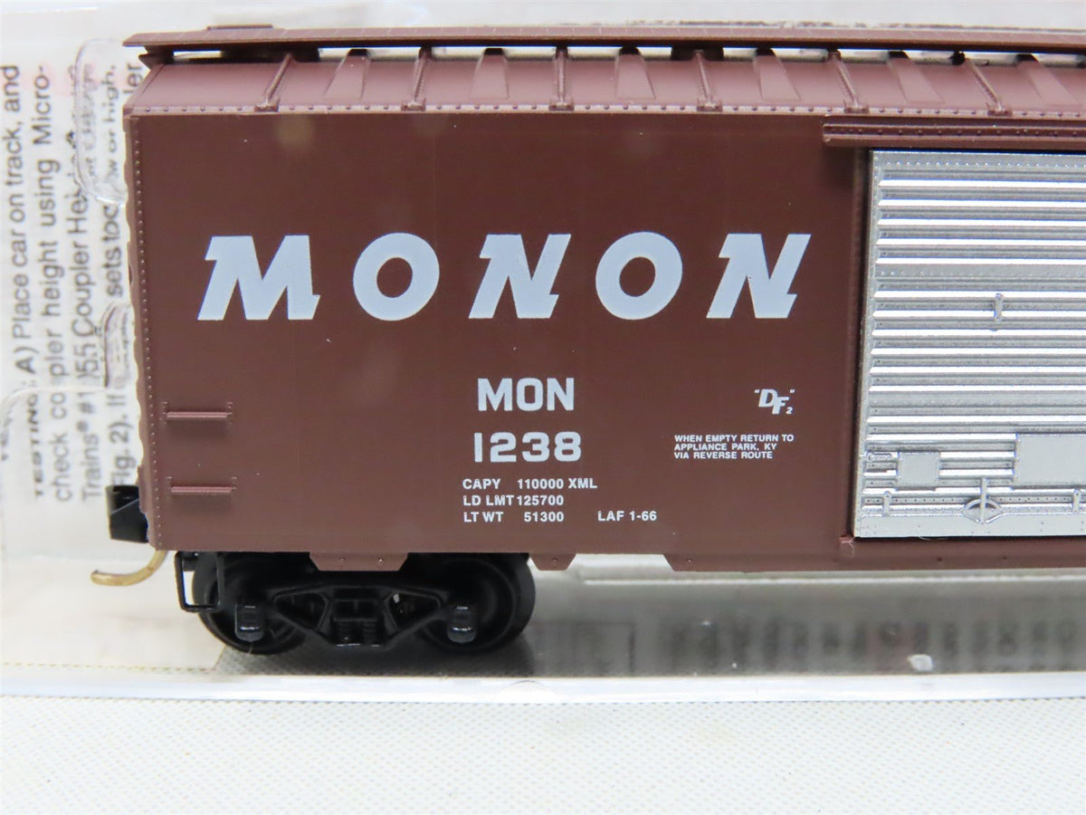 N Scale Micro-Trains MTL 20770 MON Monon 40&#39; Single Door Box Car #1238