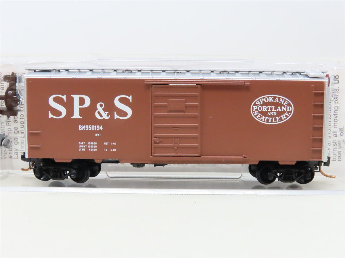 N Micro-Trains MTL 02000726 BN SP&amp;S Spokane Portland &amp; Seattle Box Car #950194