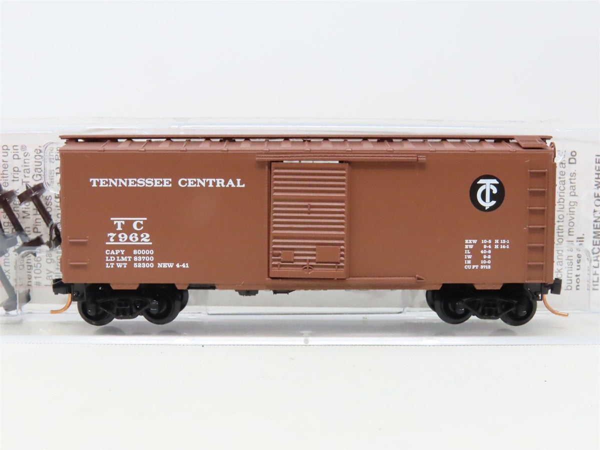 N Scale Micro-Trains MTL 20720 TC Tennessee Central 40&#39; Box Car #7962