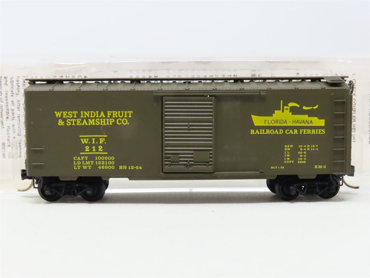 N Scale Micro-Trains MTL 20450 WIF West India Fruit 40&#39; Single Door Box Car #212