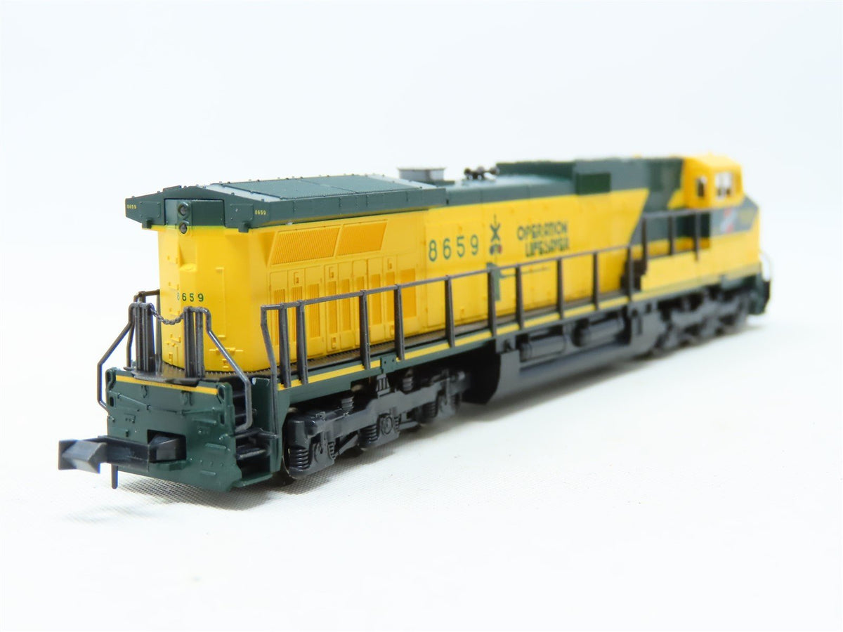 N Scale Kato 176-3307 CNW Chicago Northwestern C44-9W Diesel Locomotive #8659