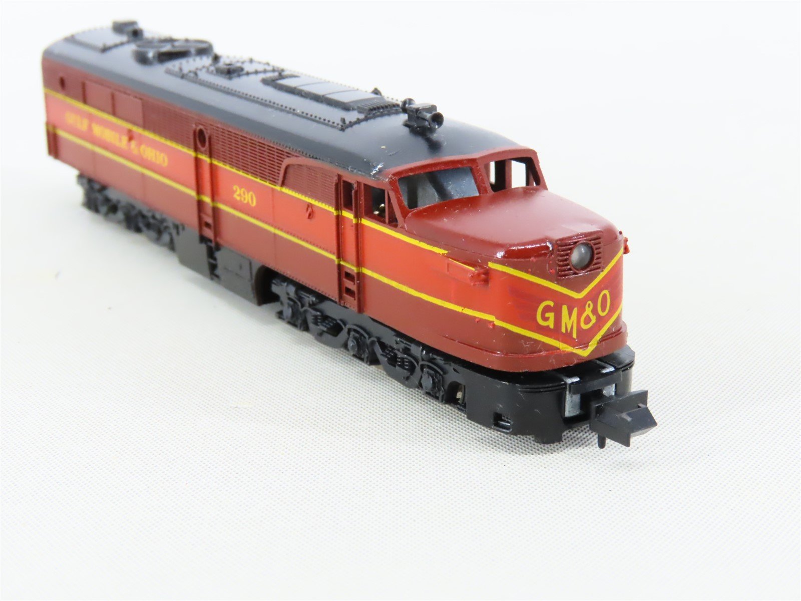 N Scale Con-Cor GM&O Gulf Mobile & Ohio ALCO PA1/PB1/PA1 Diesel Locomo -  Model Train Market