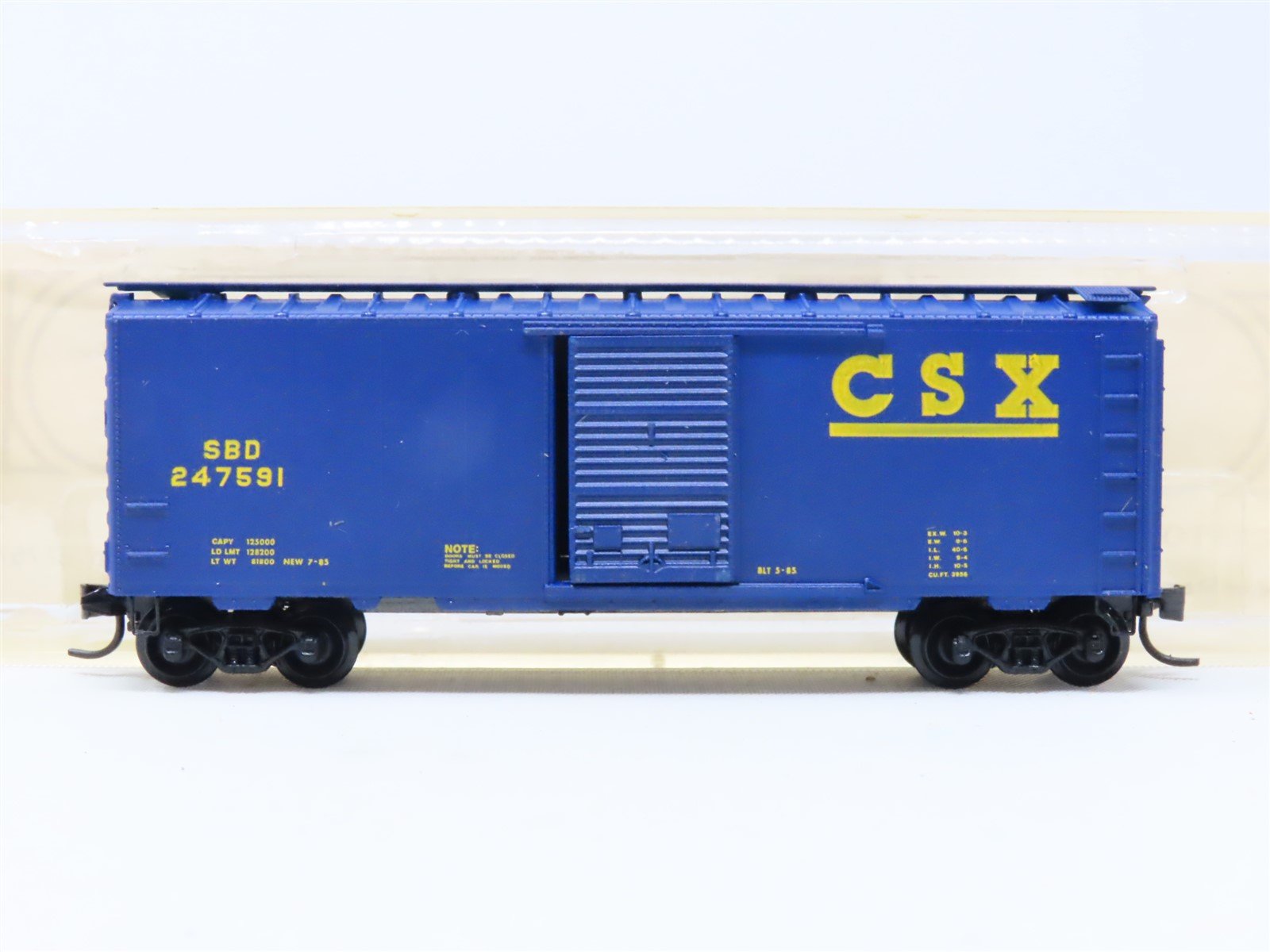 N Scale AkSarBen Kadee Micro-Trains MTL 5004 CSX SBD Seaboard Box Car #247591