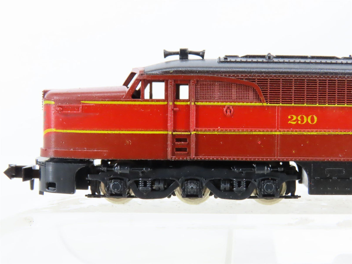 N Scale Con-Cor 2071K GM&amp;O Gulf Mobile &amp; Ohio ALCO PA1 Diesel #290 - Unpowered