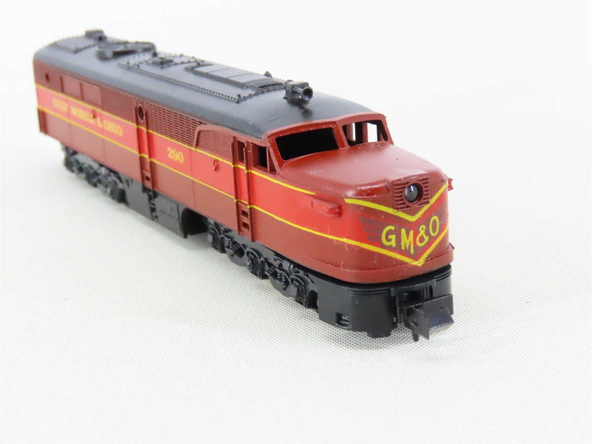 N Scale Con-Cor 2071K GM&amp;O Gulf Mobile &amp; Ohio ALCO PA1 Diesel #290 - Unpowered