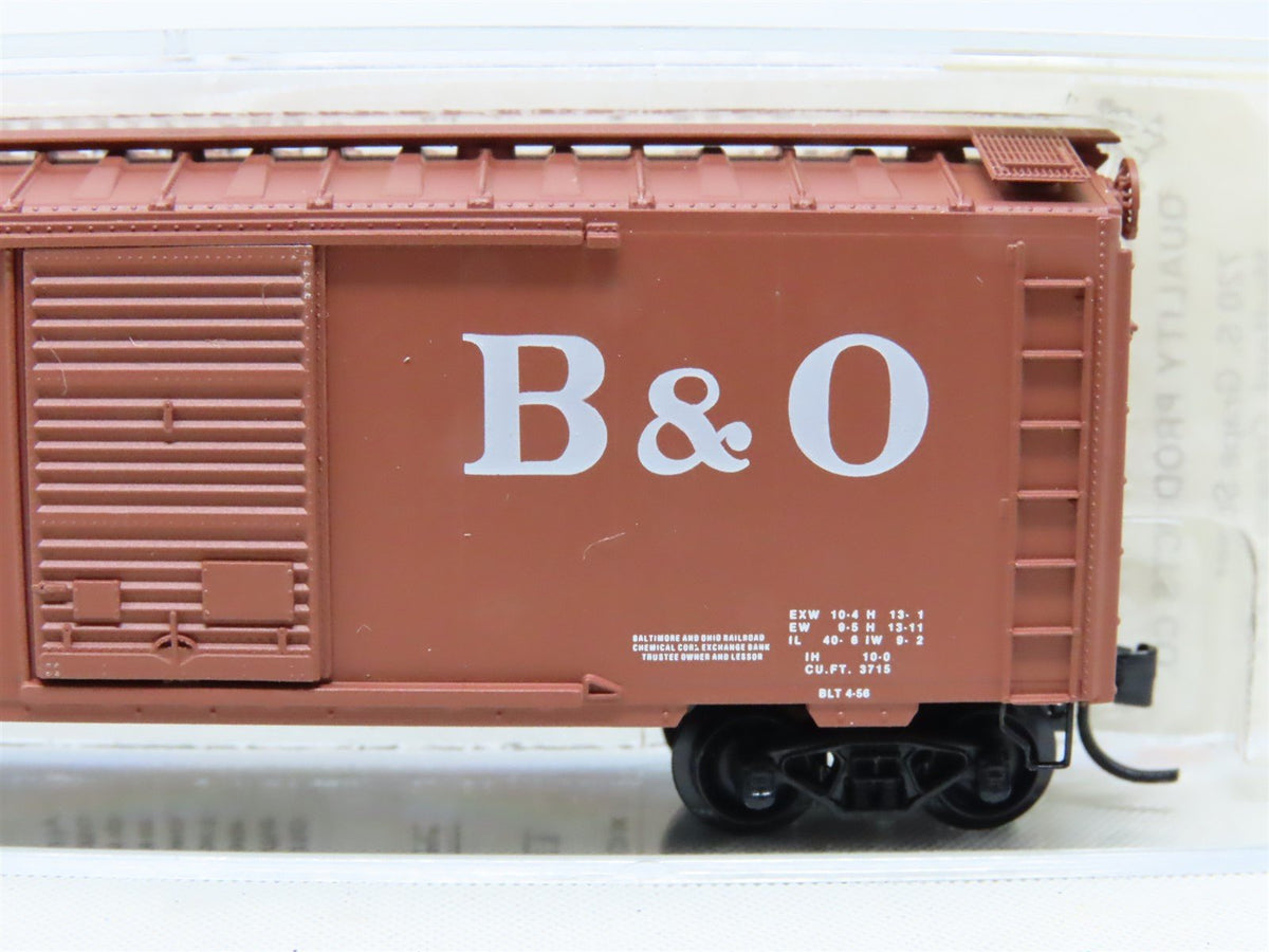 N Scale Kadee Micro-Trains MTL 20312 B&amp;O Baltimore &amp; Ohio 40&#39; Box Car #468456